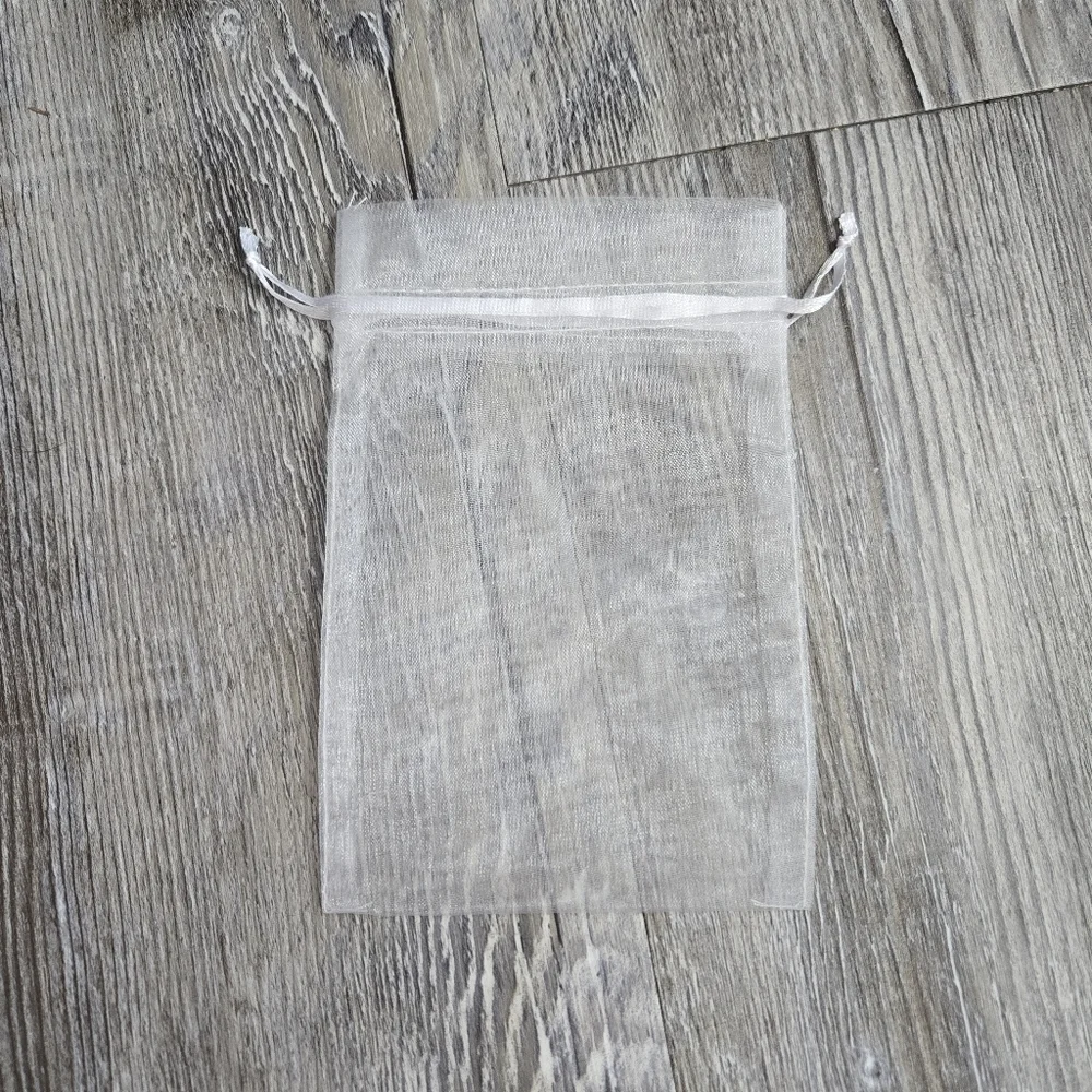 Sheer White Organza Gift Bag